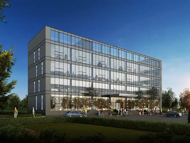 Modern prefabrizéiert Stahlbüro