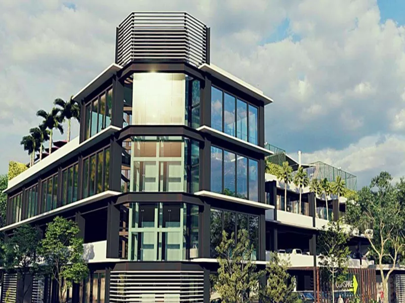 Wat sinn d'Virdeeler fir an engem Stolstrukturgeschäftgeschäfter Hotel ze investéieren?